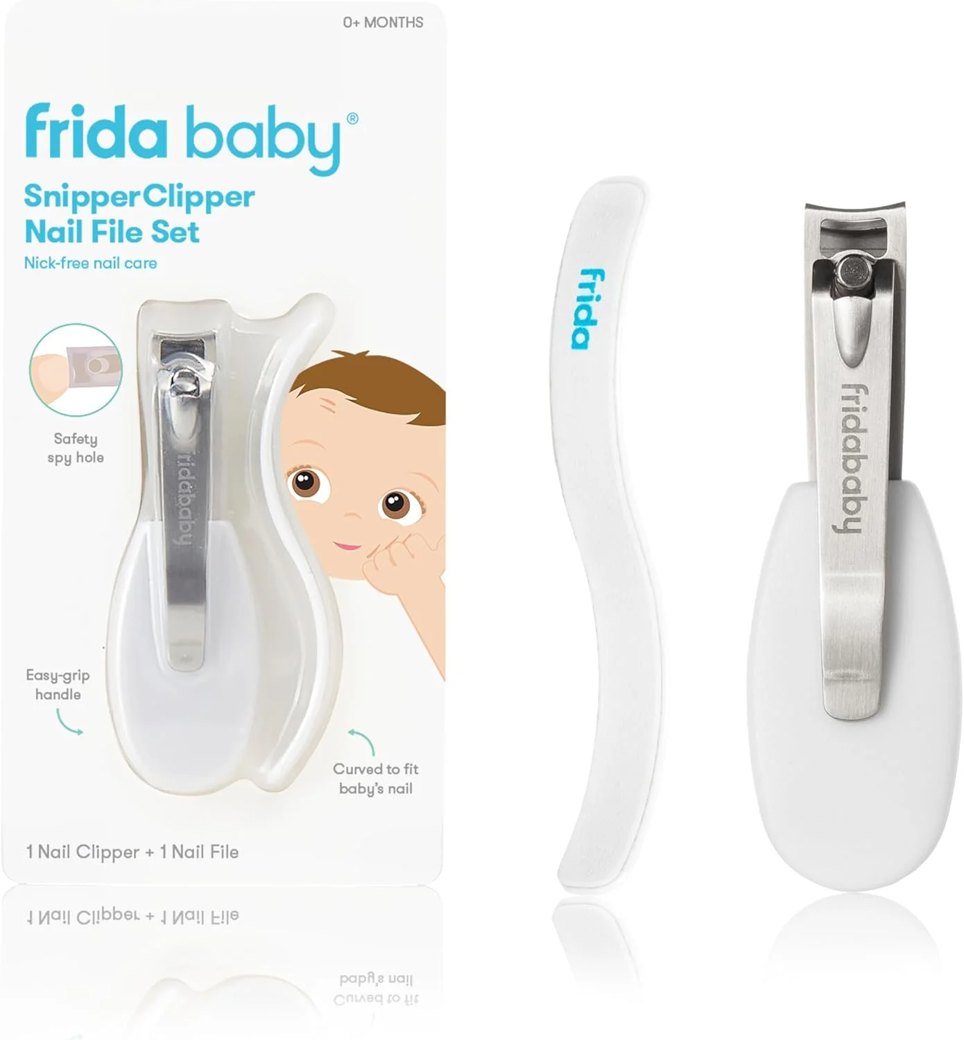 ست ناخن گیر کودک فریدا بیبی مدل Nailfrida The Snipperclipper