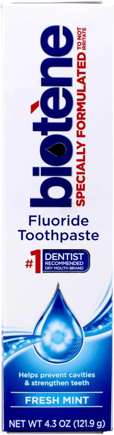 خمیر دندان سنسوداین پرونمل بایوتین برای خشکی دهان، نعناع تازه اورجینال، جعبه 4.5 اونسی (بسته 4 عددی)