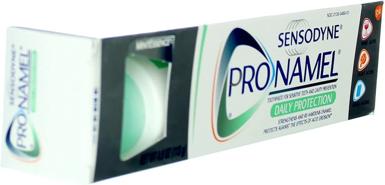 خمیر دندان سنسوداین پرونامل برای تقویت مینای دندان، محافظت روزانه، طعم نعناع، 113 گرم (بسته 12 عددی) خمیر دندان سنسوداین پرونامل برای تقویت مینای دندان، محافظت روزانه، طعم نعناع، 113 گرم (بسته 12 عددی)