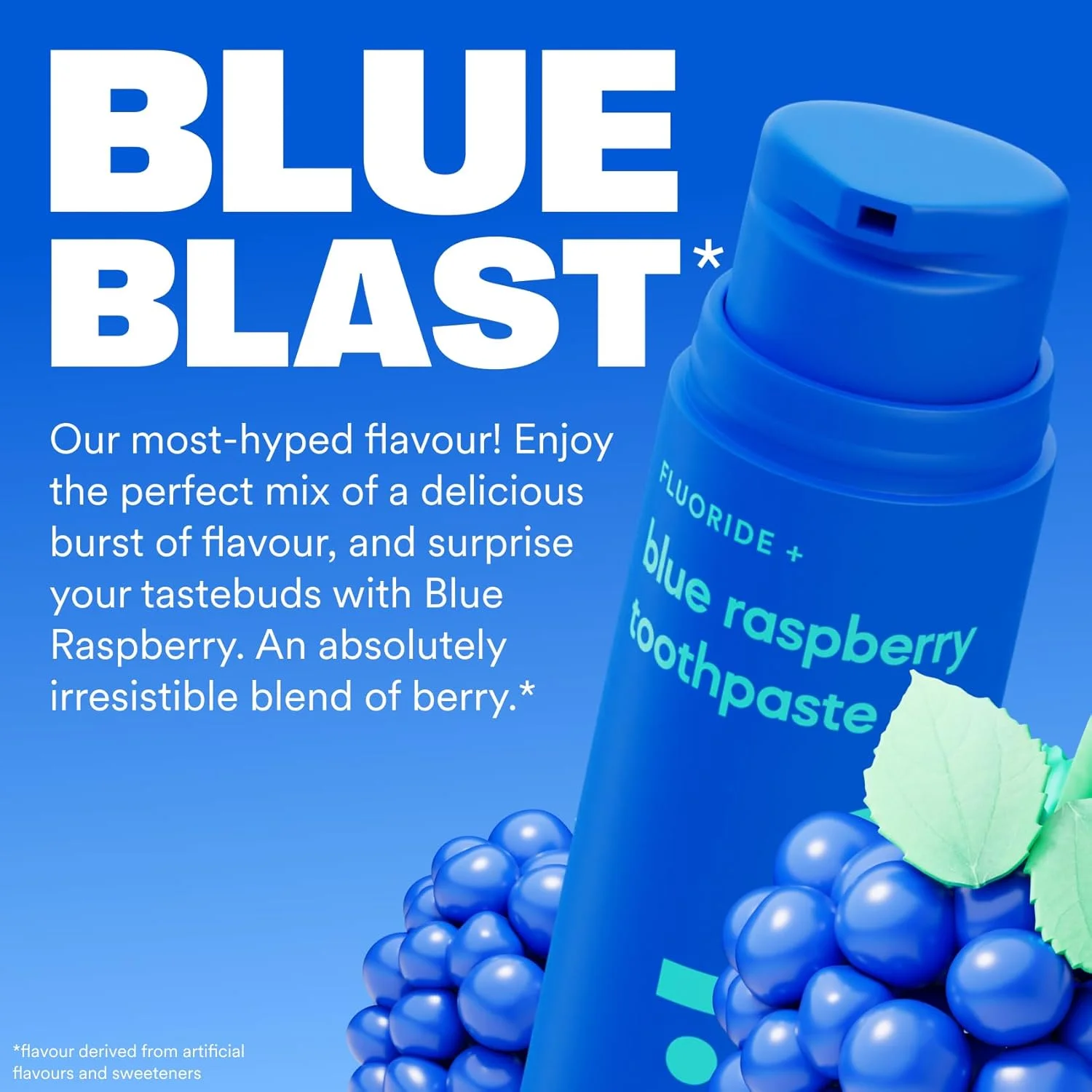 خمیر دندان با طعم تمشک آبی های اسمایل | خمیر دندان طعم دار | خمیر دندان های اسمایل | خمیر دندان حاوی فلوراید | طعم تمشک آبی