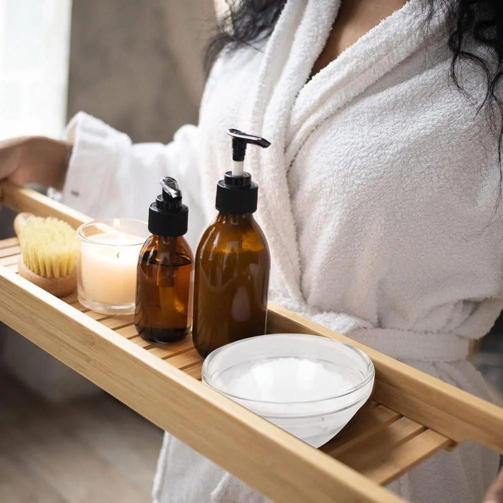 فر کالر تراریوم 12 عدد کاسه مخلوط کن شیشه ای شفاف کاسه مخلوط ماسک صورت روغن ضروری پالت رنگ نقاشی رامکینز برای سالن زیبایی خانگی ظرف شیشه ای 6 سانتی متری