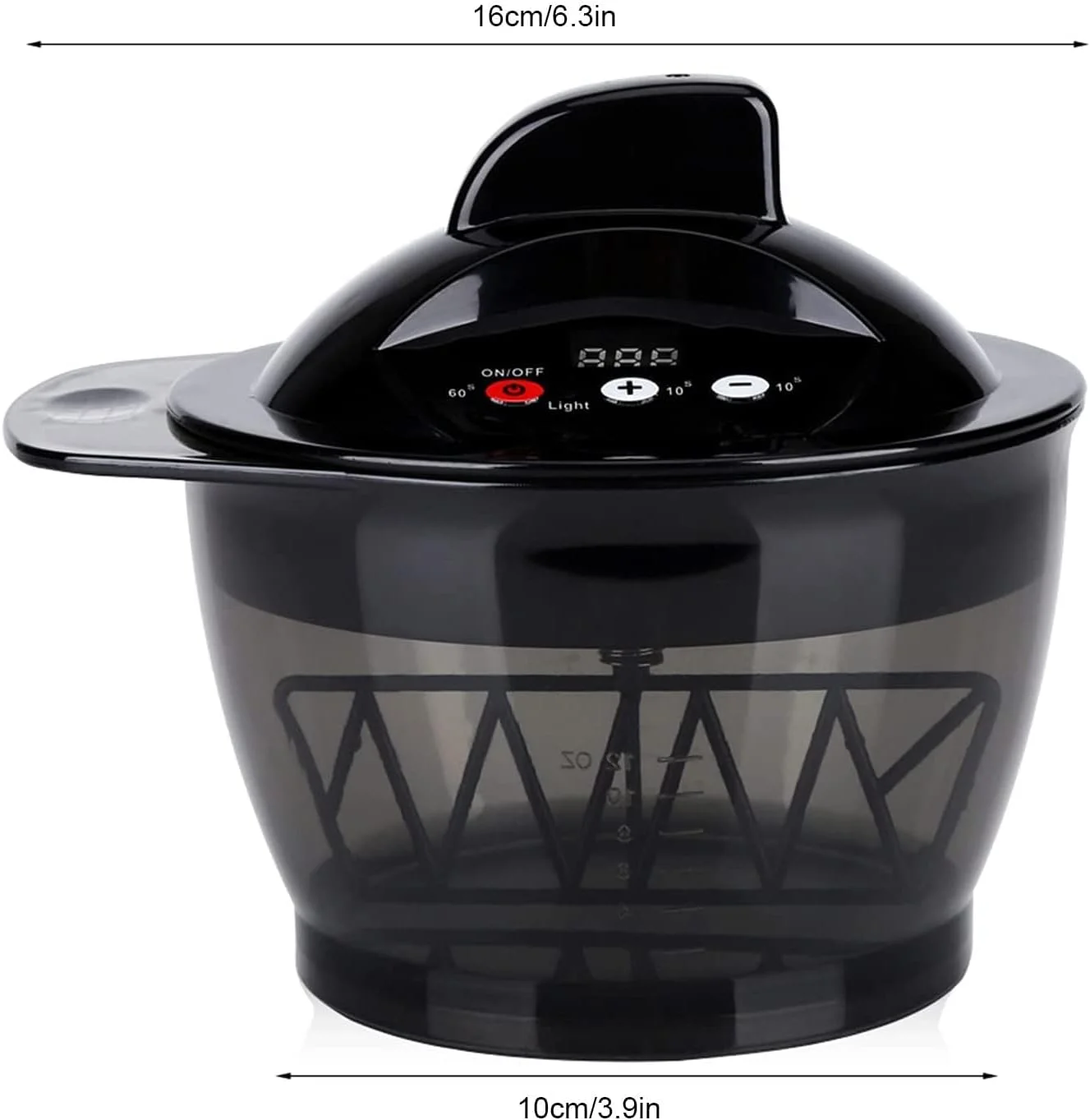 میکسر اتوماتیک کرم مو برقی، کاسه مخلوط رنگ مو ولتاژ پایین USB قابل شارژ خود زمانبندی 320 میلی لیتر برای آرایشگاه