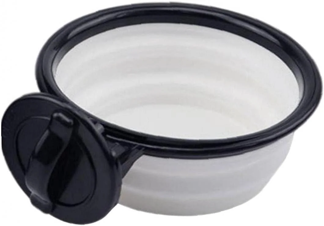 کاسه رنگ مو تاشو، ظرف مخلوط کردن رنگ مو برای استفاده شخصی، سفید، کاسه تونینگ