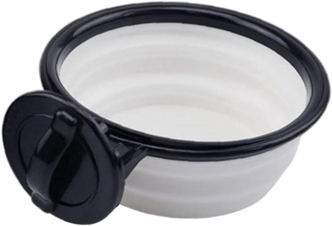 کاسه رنگ مو تاشو برای آرایشگری، ظرف مخلوط کردن رنگ مو، مناسب برای رنگ کردن، قرار دادن وسایل و طراحی ناخن، سفید