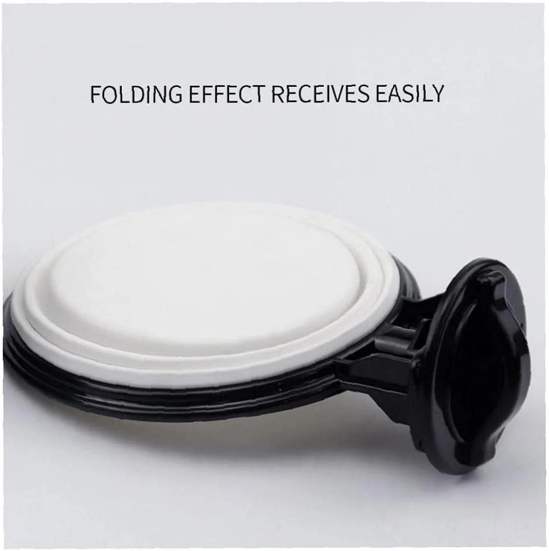 کاسه رنگ مو تاشو، ظرف مخلوط کردن رنگ مو برای استفاده شخصی، سفید، کاسه تونینگ