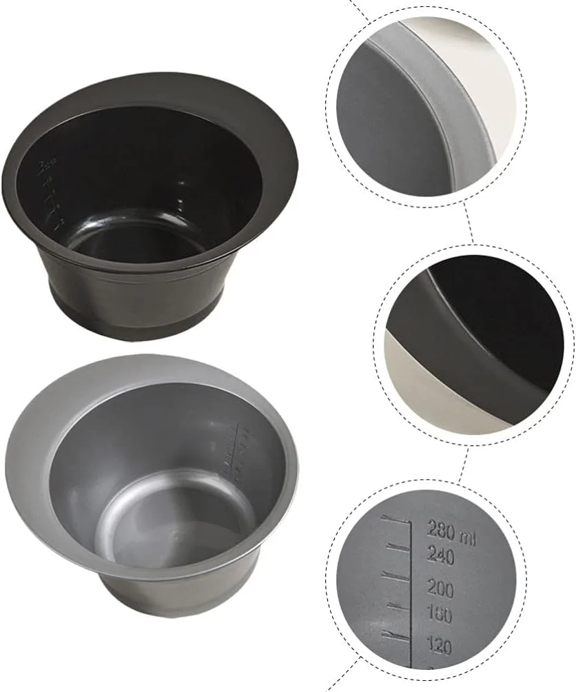 کاسه رنگ مو، کیت کاسه مخلوط رنگ مو، کاسه رنگ آمیزی، کیت رنگ آمیزی مو برای رنگ مو، 4 عدد