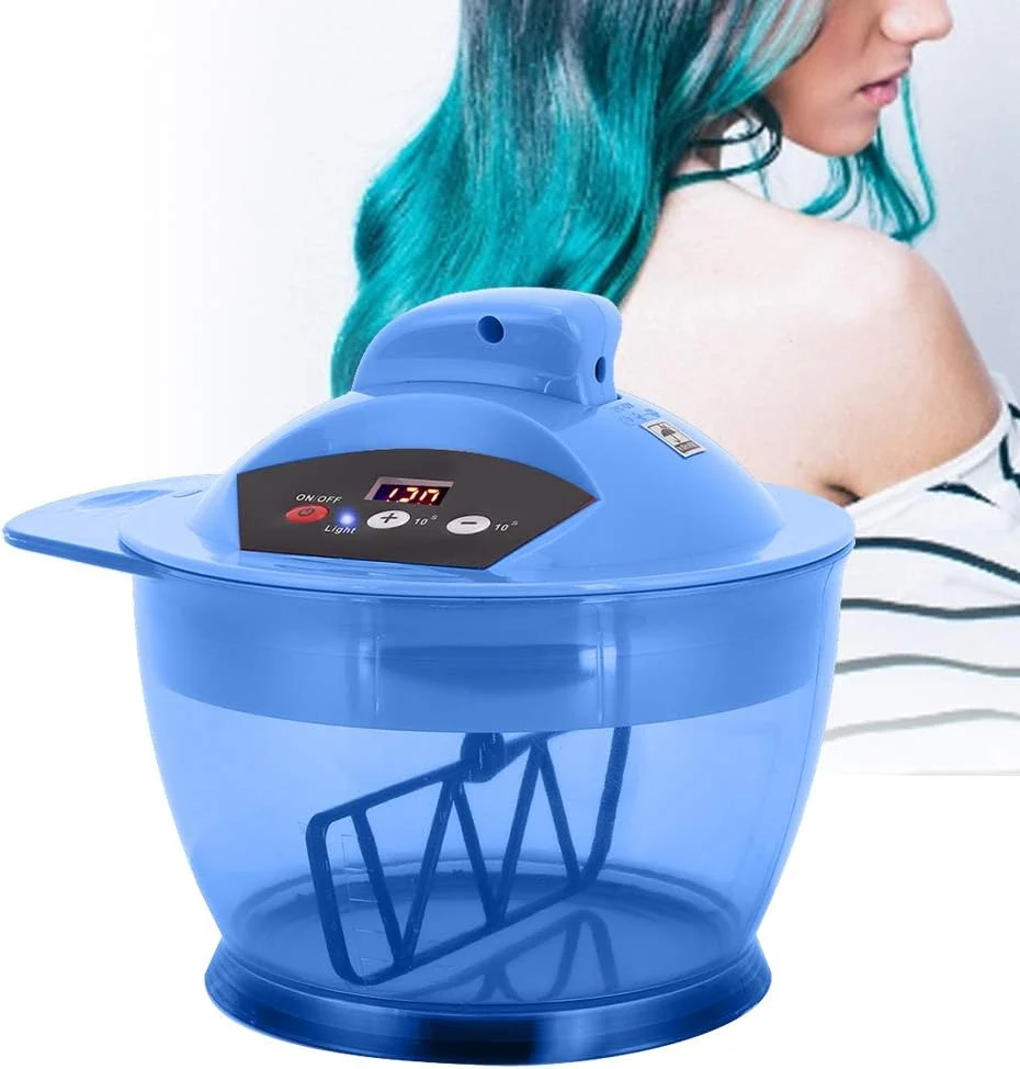 مخلوط کن برقی کرم مو، کاسه مخلوط کن رنگ موی اتوماتیک، کاسه مخلوط کن رنگ موی شارژی USB، مخلوط کن رنگ موی DIY برای استفاده در منزل و سالن (3#)