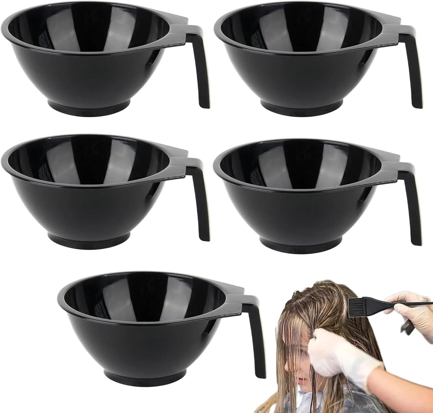 کاسه مخلوط رنگ مو، کاسه رنگ موی سالن - ابزار رنگ آمیزی مو با ظرفیت بزرگ، لوازم جانبی رنگ مو برای بزرگسالان، مبتدیان و علاقه مندان کاسه مخلوط رنگ مو، کاسه رنگ موی سالن - ابزار رنگ آمیزی مو با ظرفیت بزرگ، لوازم جانبی رنگ مو برای بزرگسالان، مبتدیان و علاقه مندان