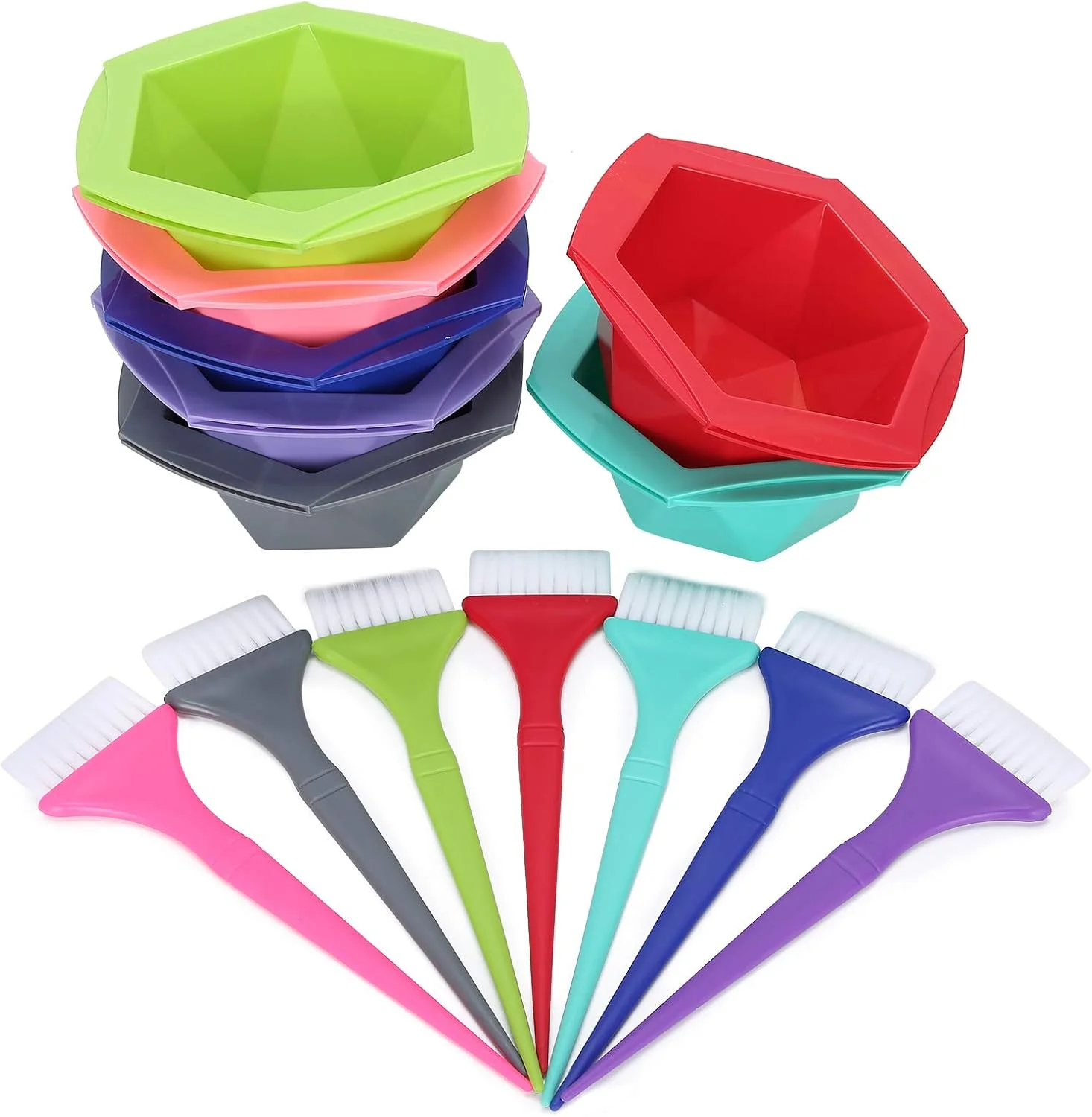 کیت رنگ مو، ابزار هایلایت مو، کاسه های مخلوط رنگ مو، بادوام برای آرایشگاه های حرفه ای، سلمانی ها و آرایشگران کیت رنگ مو، ابزار هایلایت مو، کاسه های مخلوط رنگ مو، بادوام برای آرایشگاه های حرفه ای، سلمانی ها و آرایشگران