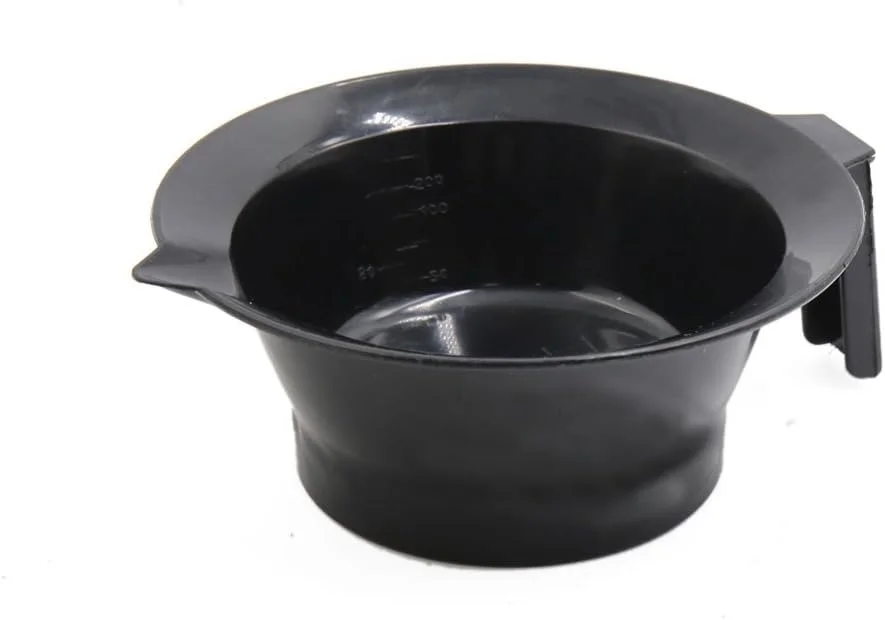 کاسه رنگ مو دسته دار پلاستیکی سخت مشکی Ruilogod، ابزار استایلینگ و ترکیب رنگ مو کاسه رنگ مو دسته دار پلاستیکی سخت مشکی Ruilogod، ابزار استایلینگ و ترکیب رنگ مو