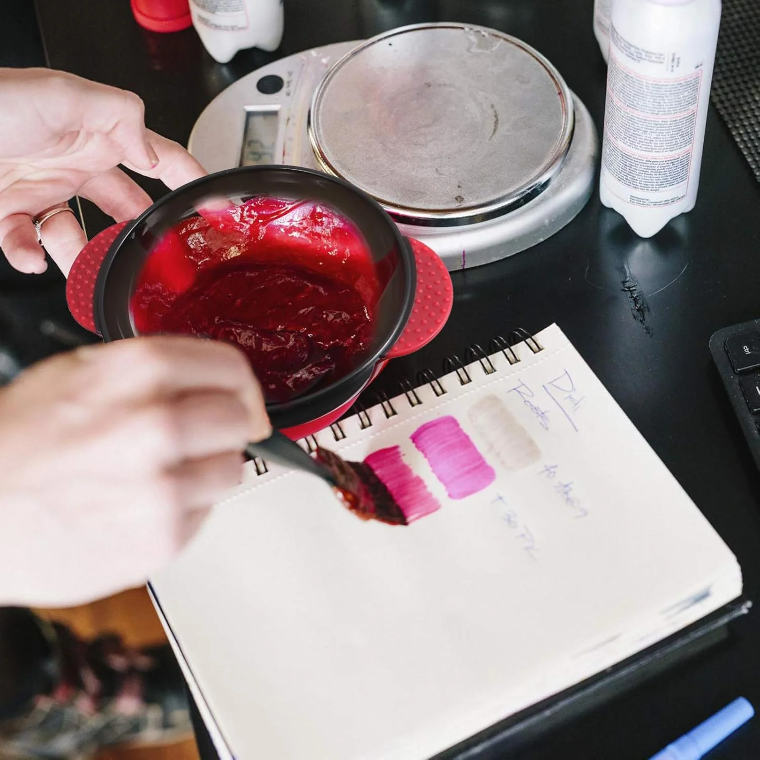 بابائو، ست کاسه رنگ مو، 3 تکه، کاسه های پلاستیکی حرفه ای برای ترکیب رنگ مو، کاسه سیلیکونی رنگ مو مناسب رنگ کردن مو به همراه فنجان های مکنده بابائو، ست کاسه رنگ مو، 3 تکه، کاسه های پلاستیکی حرفه ای برای ترکیب رنگ مو، کاسه سیلیکونی رنگ مو مناسب رنگ کردن مو به همراه فنجان های مکنده