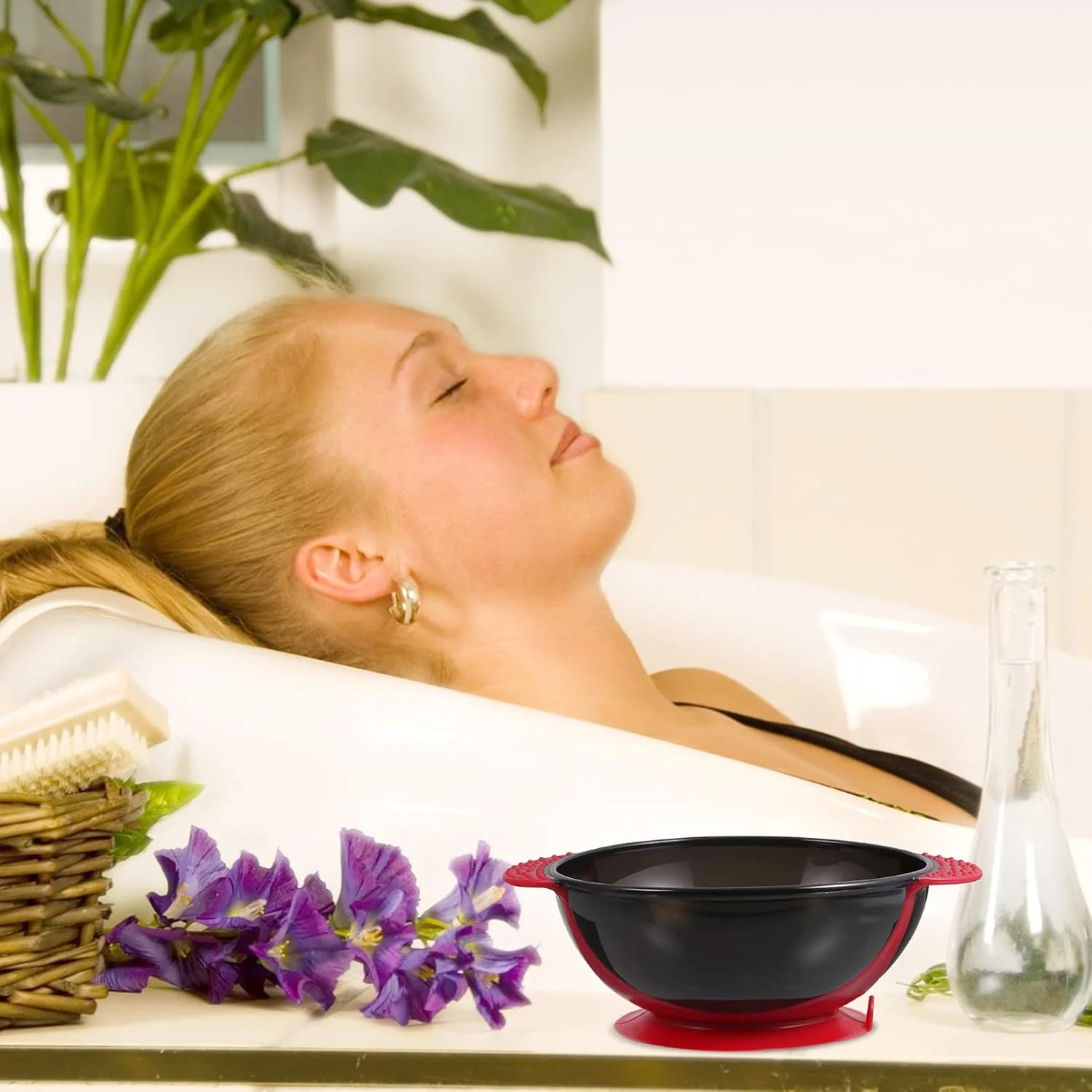 بابائو، ست کاسه رنگ مو، 3 تکه، کاسه های پلاستیکی حرفه ای برای ترکیب رنگ مو، کاسه سیلیکونی رنگ مو مناسب رنگ کردن مو به همراه فنجان های مکنده بابائو، ست کاسه رنگ مو، 3 تکه، کاسه های پلاستیکی حرفه ای برای ترکیب رنگ مو، کاسه سیلیکونی رنگ مو مناسب رنگ کردن مو به همراه فنجان های مکنده