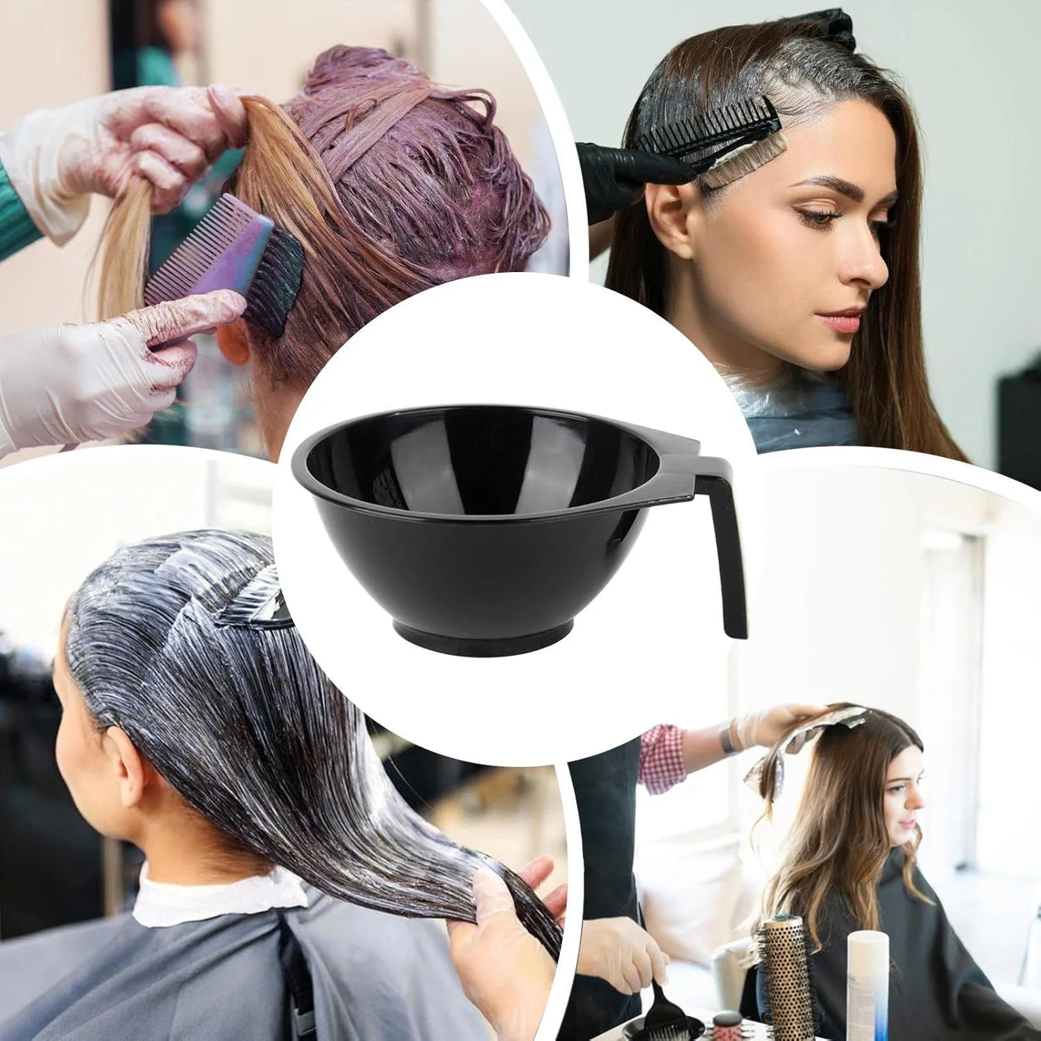 کاسه مخلوط رنگ مو - کاسه مخلوط حرفه ای سالن، لوازم جانبی رنگ آمیزی با ظرفیت بالا و قابل انباشت برای متخصصان، علاقه مندان و بزرگسالان کاسه مخلوط رنگ مو - کاسه مخلوط حرفه ای سالن، لوازم جانبی رنگ آمیزی با ظرفیت بالا و قابل انباشت برای متخصصان، علاقه مندان و بزرگسالان