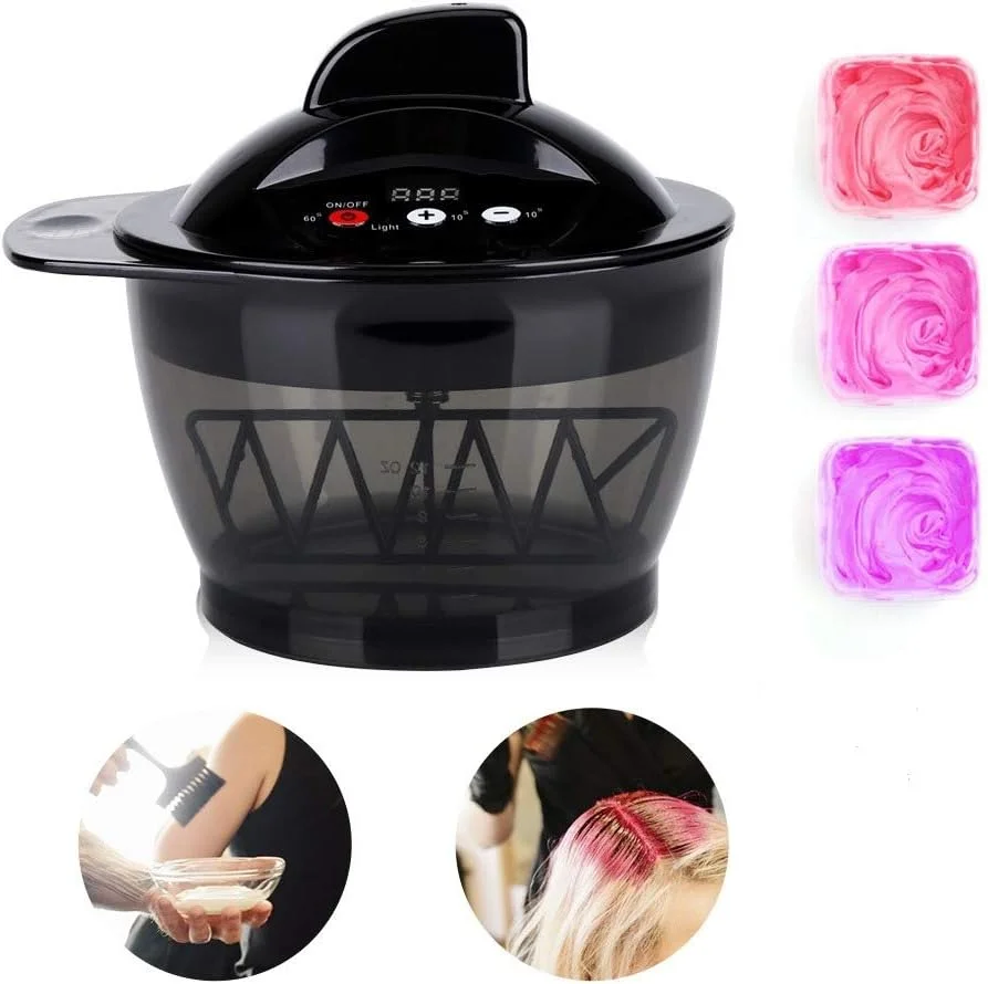 کاسه مخلوط رنگ مو برقی 320 میلی لیتری با عملکرد زمانبندی خودکار، میکسر اتوماتیک رنگ مو، مناسب برای استفاده در سالنهای آرایشی و منزل کاسه مخلوط رنگ مو برقی 320 میلی لیتری با عملکرد زمانبندی خودکار، میکسر اتوماتیک رنگ مو، مناسب برای استفاده در سالنهای آرایشی و منزل