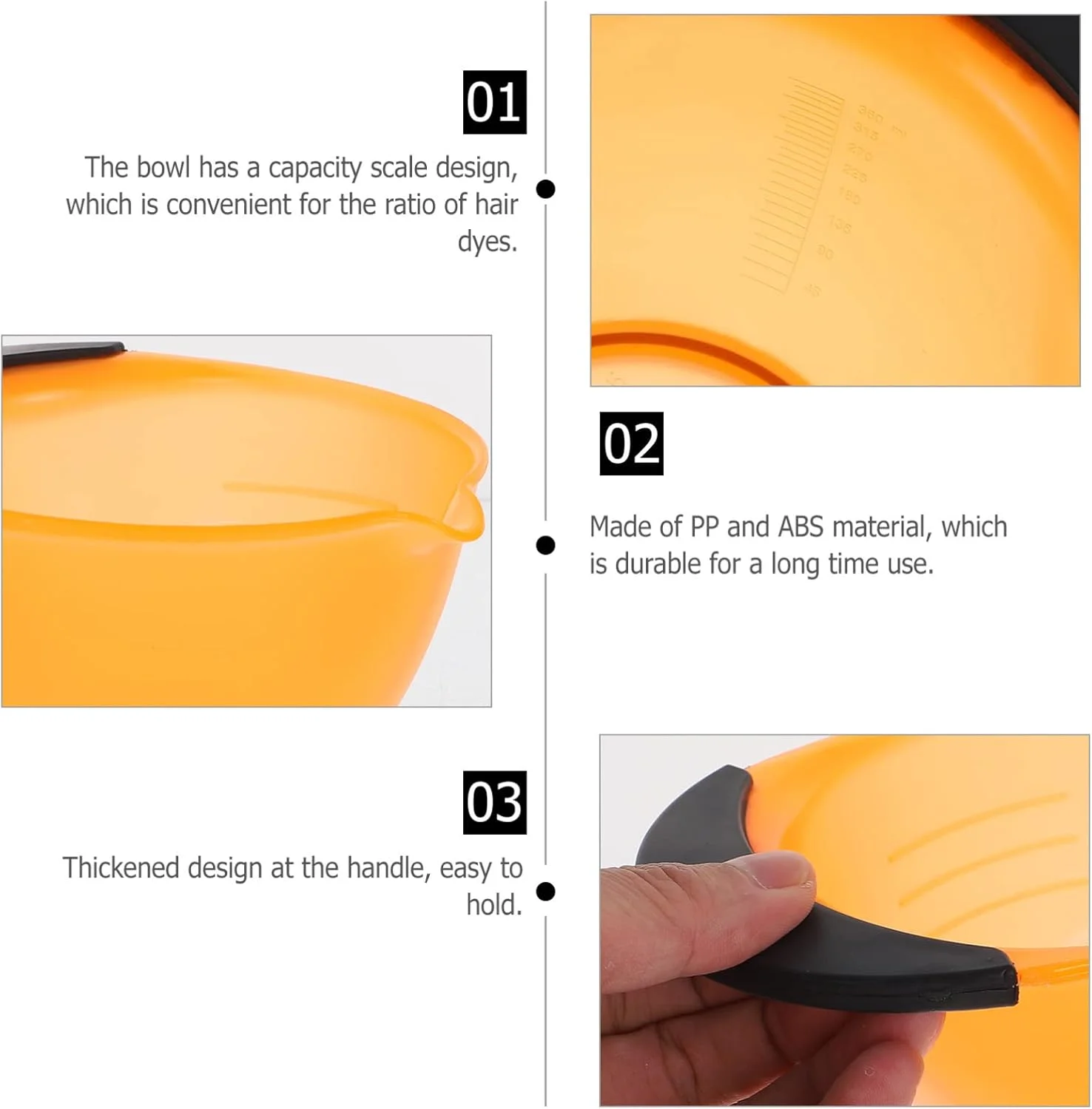 کاسه مخلوط سیلیکونی BOLHGF، 5 عدد کاسه مخلوط برای رنگ مو، کاسه های مخلوط رنگ مو، کاسه های رنگ مو سالن، ابزارهای رنگ آمیزی مو DIY کاسه های مخلوط سیلیکونی کاسه مخلوط سیلیکونی BOLHGF، 5 عدد کاسه مخلوط برای رنگ مو، کاسه های مخلوط رنگ مو، کاسه های رنگ مو سالن، ابزارهای رنگ آمیزی مو DIY کاسه های مخلوط سیلیکونی