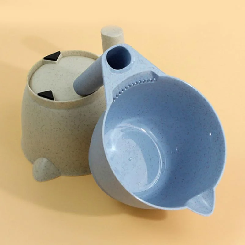 VALICLUD 2 عدد کاسه رنگ مو، کاسه های مخلوط کننده قابل حمل برای آرایشگران، کاسه های رنگ سازگار با محیط زیست، نی برای رنگ آمیزی حرفه ای مو و مخلوط های رنگ