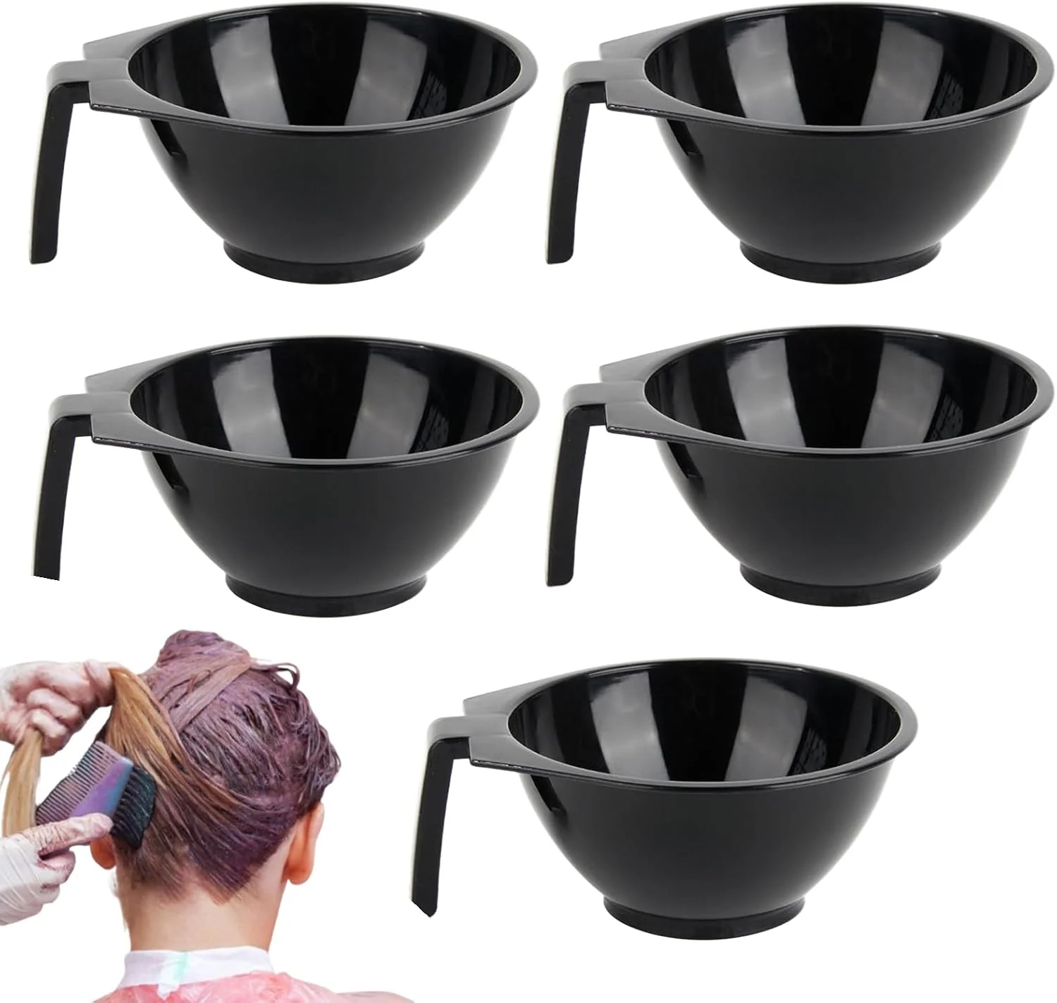 کاسه رنگ مو، کاسه مخلوط کردن رنگ مو - ابزار رنگ آمیزی مو با ظرفیت بزرگ برای بزرگسالان، مبتدیان و علاقه مندان کاسه رنگ مو، کاسه مخلوط کردن رنگ مو - ابزار رنگ آمیزی مو با ظرفیت بزرگ برای بزرگسالان، مبتدیان و علاقه مندان