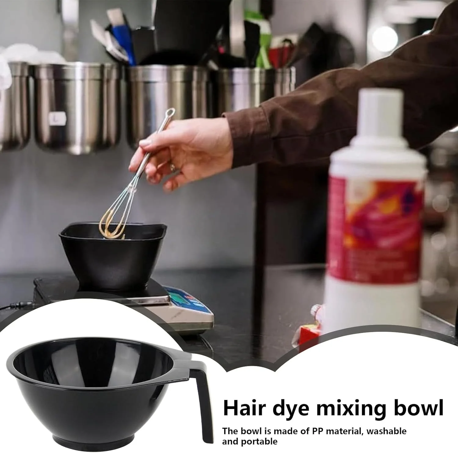 کاسه رنگ مو، کاسه مخلوط کردن رنگ مو - ابزار رنگ آمیزی مو با ظرفیت بزرگ برای بزرگسالان، مبتدیان و علاقه مندان کاسه رنگ مو، کاسه مخلوط کردن رنگ مو - ابزار رنگ آمیزی مو با ظرفیت بزرگ برای بزرگسالان، مبتدیان و علاقه مندان