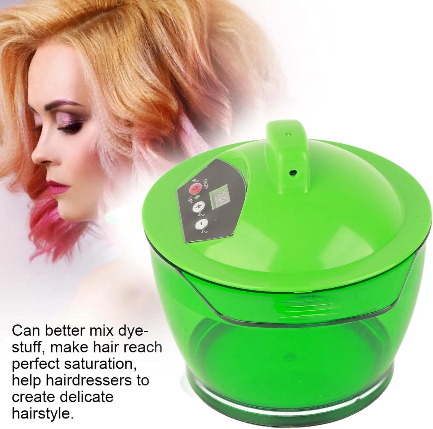 کاسه رنگ مو برقی، کیت کاسه مخلوط کردن کرم رنگ مو خانگی، کاسه مخلوط کردن رنگ مو، مخلوط کن اتوماتیک رنگ مو، مخلوط کن رنگ مو، برای ابزارهای DIY مخلوط کردن رنگ مو (سبز) سبز