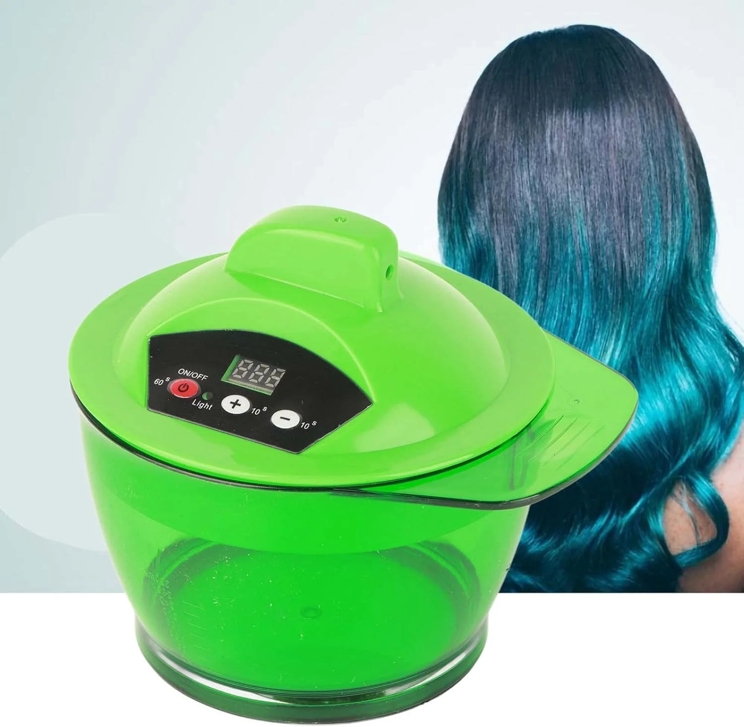 کاسه رنگ مو برقی، کیت کاسه مخلوط کردن کرم رنگ مو خانگی، کاسه مخلوط کردن رنگ مو، مخلوط کن اتوماتیک رنگ مو، مخلوط کن رنگ مو، برای ابزارهای DIY مخلوط کردن رنگ مو (سبز) سبز