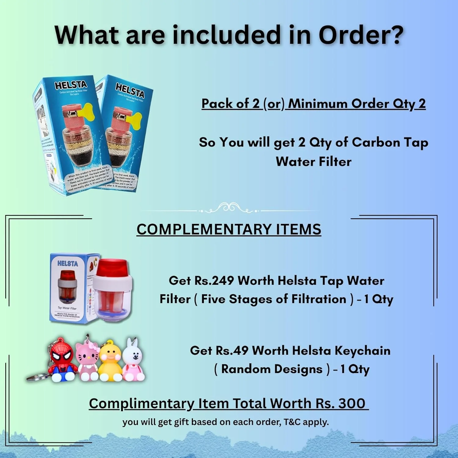 فیلتر آب شیر کربنی فعال چند لایه Helsta، رابط جهانی، مناسب برای شیر آشپزخانه، فیلتر چند لایه تمیز کننده و تصفیه کننده آب، کارتریج فیلتر پنج لایه