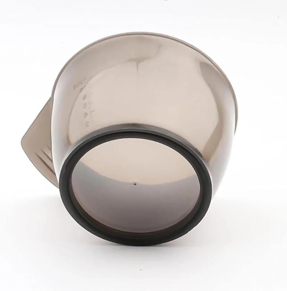 4 عدد کاسه مخلوط رنگ مو پلاستیکی مشکی، کاسه های بزرگ مخلوط رنگ مو، کاسه درمان مو، کاسه های سفید کننده رنگ مو برای سالن و خانه