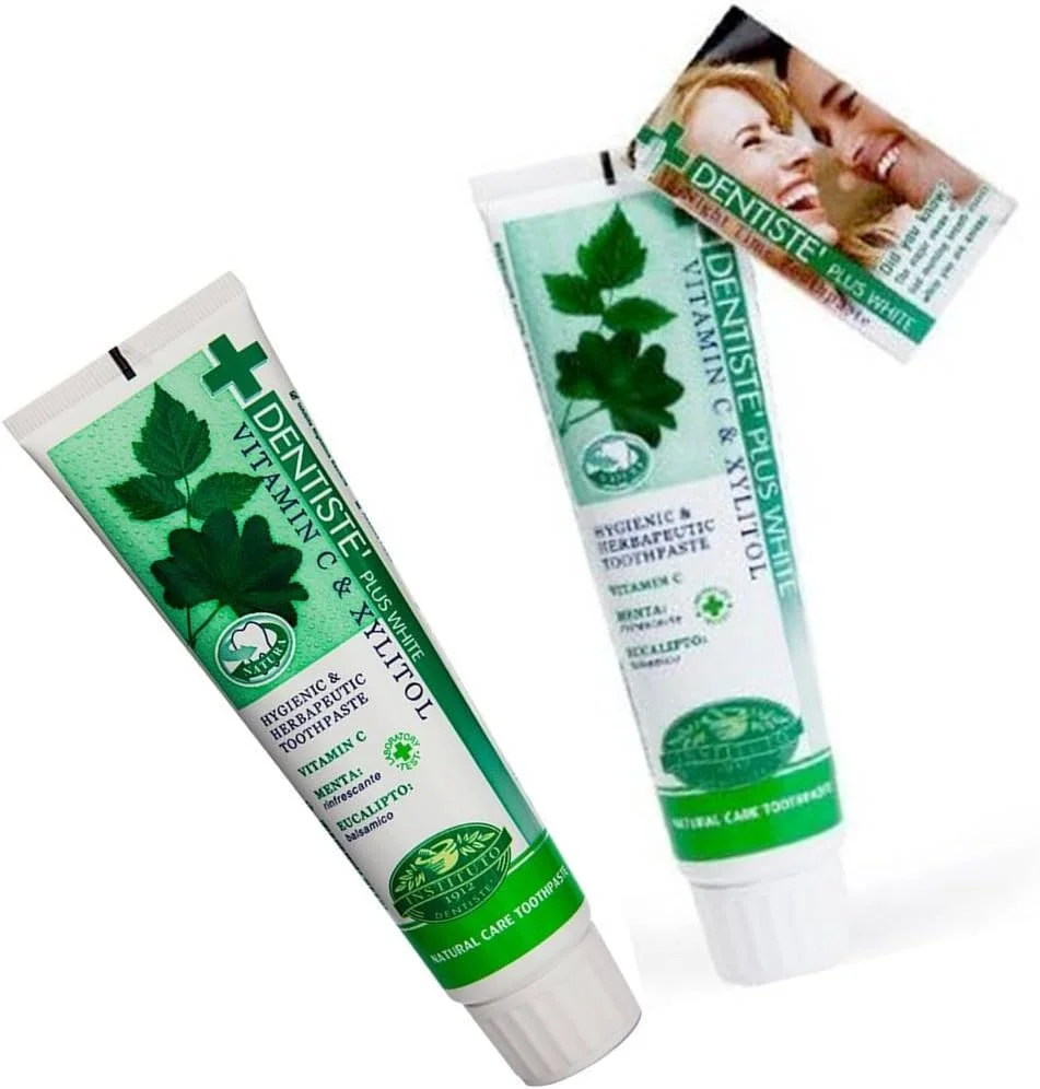 خمیر دندان سفید کننده ویتامین C و زایلیتول دنتیست (2x160 گرم)