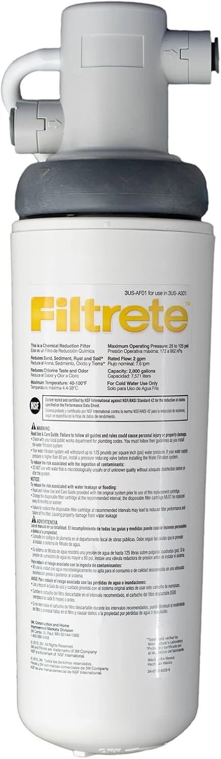 سیستم تصفیه آب زیر سینکی Filtrete مدل 3US-AS01 با تعویض سریع سیستم تصفیه آب زیر سینکی Filtrete مدل 3US-AS01 با تعویض سریع