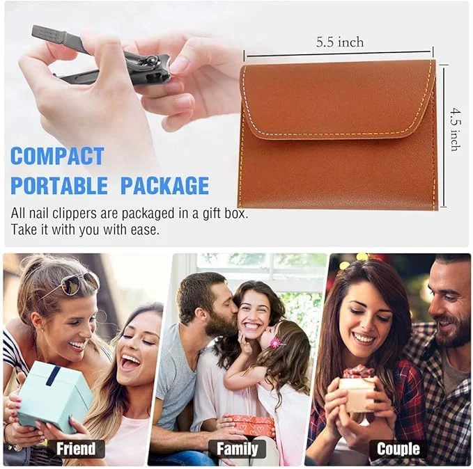 ست مانیکور و پدیکور ECVV، کیت 16 تکه مانیکور استیل ضد زنگ، ابزار مراقبت از ناخن، کیت حرفه ای ناخن گیر برای آقایان و بانوان ست مانیکور و پدیکور ECVV، کیت 16 تکه مانیکور استیل ضد زنگ، ابزار مراقبت از ناخن، کیت حرفه ای ناخن گیر برای آقایان و بانوان