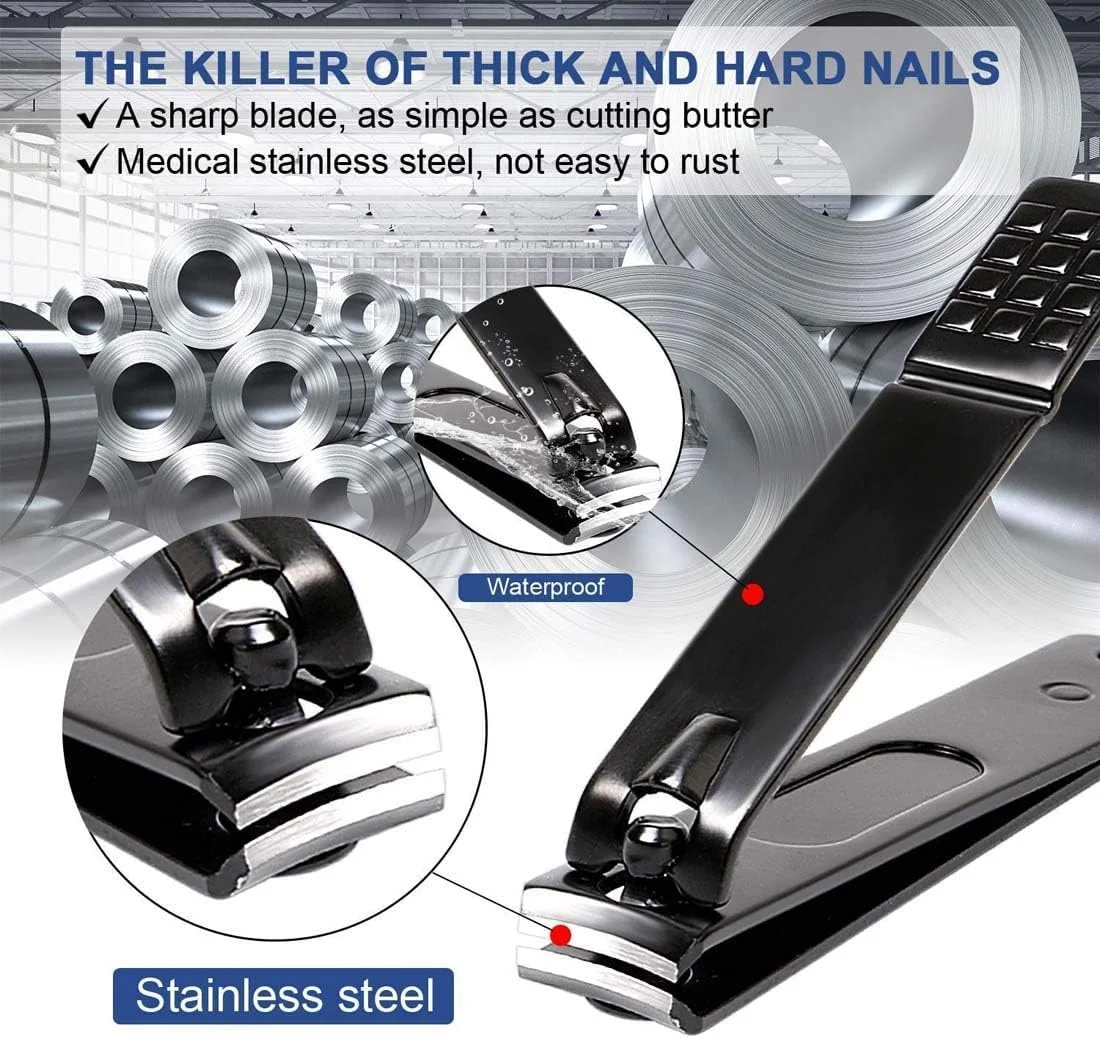 ست مانیکور و پدیکور ECVV، کیت 16 تکه مانیکور استیل ضد زنگ، ابزار مراقبت از ناخن، کیت حرفه ای ناخن گیر برای آقایان و بانوان ست مانیکور و پدیکور ECVV، کیت 16 تکه مانیکور استیل ضد زنگ، ابزار مراقبت از ناخن، کیت حرفه ای ناخن گیر برای آقایان و بانوان
