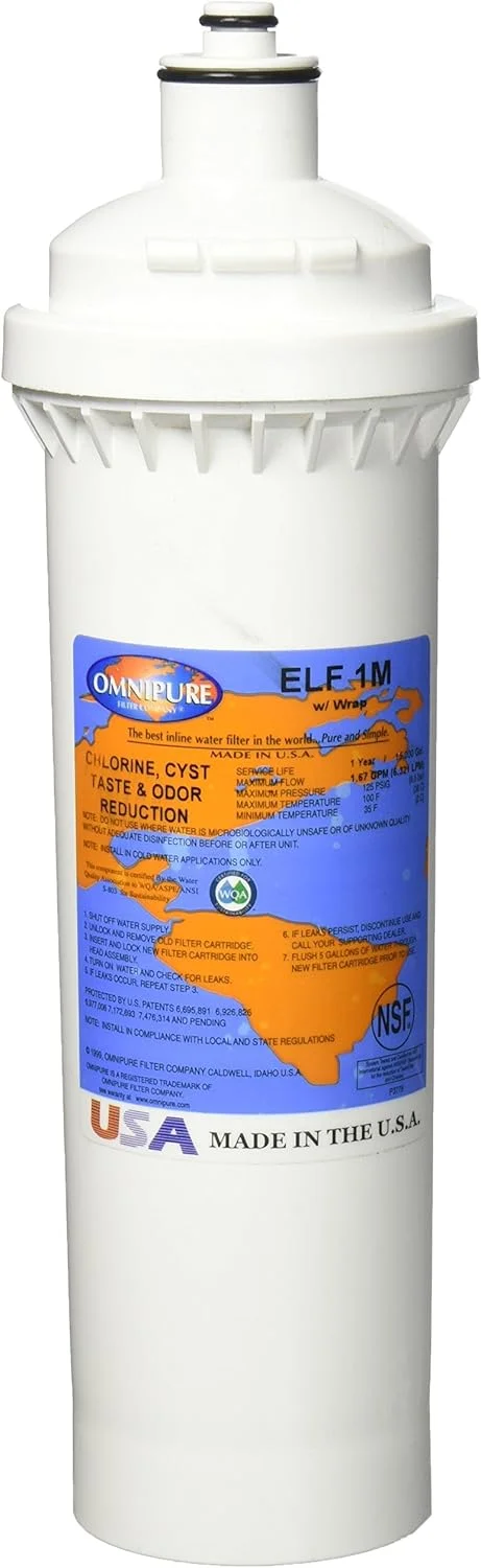 فیلتر آب Omnipure سری Elf مدل ELF-1M، سفید فیلتر آب Omnipure سری Elf مدل ELF-1M، سفید