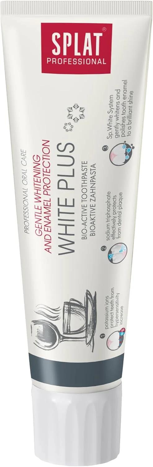 خمیر دندان سفید کننده وایت پلاس اسپلَت آلمان، 100 میلی لیتر
