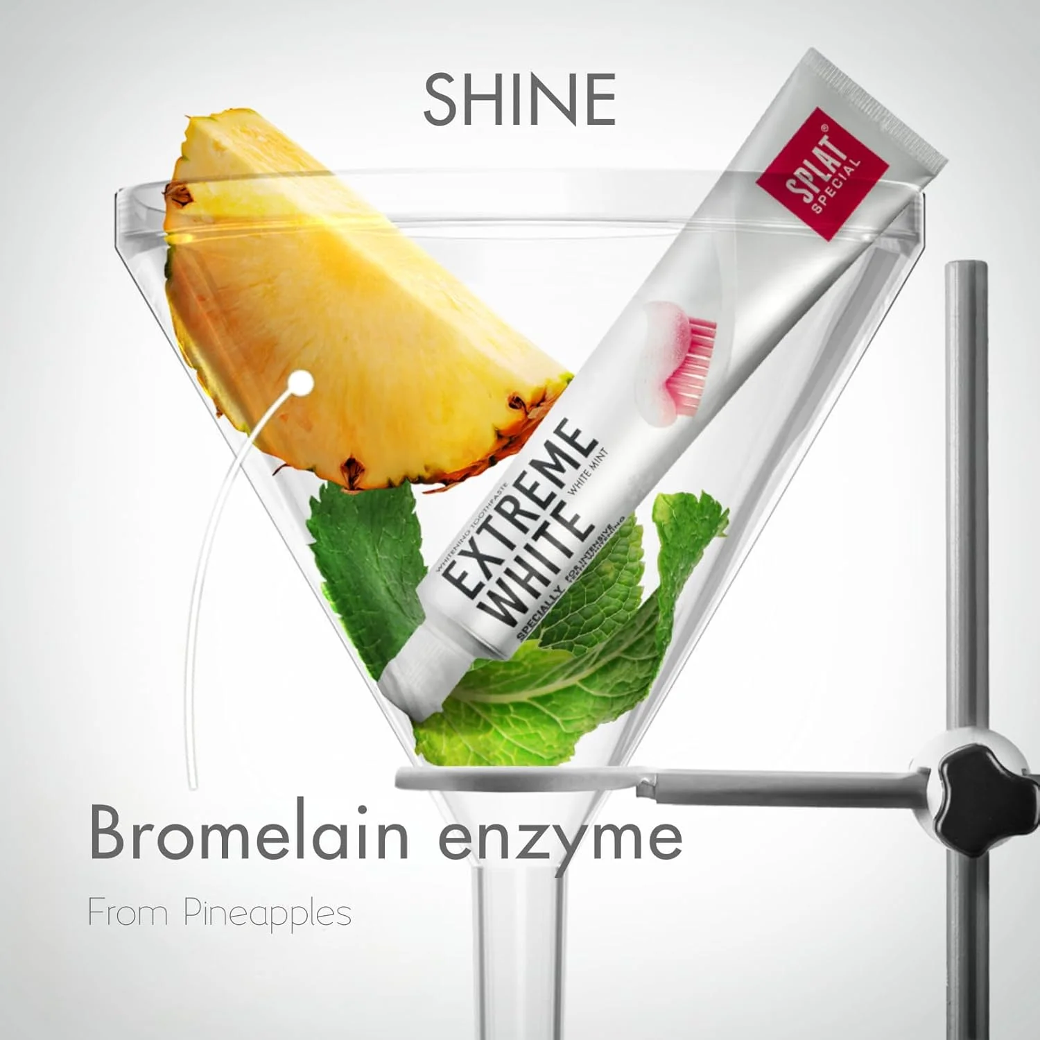 خمیر دندان سفید کننده قوی اسپلات اکستریم وایت مناسب دندان های حساس | وگان | بدون گلوتن | 75 میلی لیتر