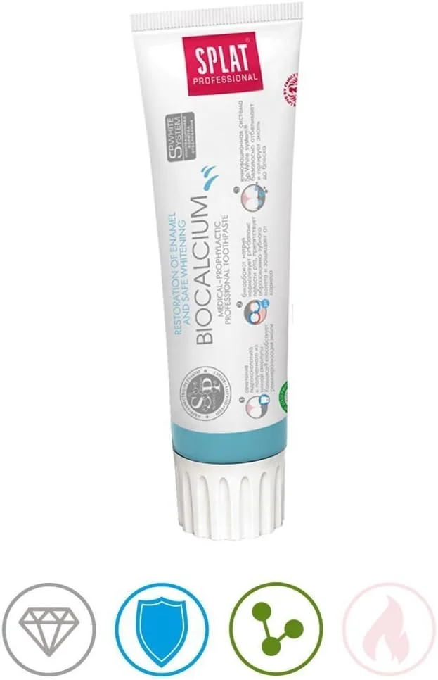 خمیر دندان بایواکتیو رمینرالیزه کننده بیوکلسیم حرفه ای SPLAT Kawabanga [بسته 2 عددی]