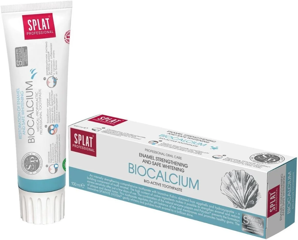 خمیر دندان بایواکتیو رمینرالیزه کننده بیوکلسیم حرفه ای SPLAT Kawabanga [بسته 2 عددی]