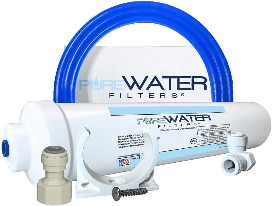 کیت نصب فیلتر آب زیر سینک PureWater Filters، سیستم فیلتراسیون کامل برای شیرآلات آشپزخانه و حمام کیت نصب فیلتر آب زیر سینک PureWater Filters، سیستم فیلتراسیون کامل برای شیرآلات آشپزخانه و حمام
