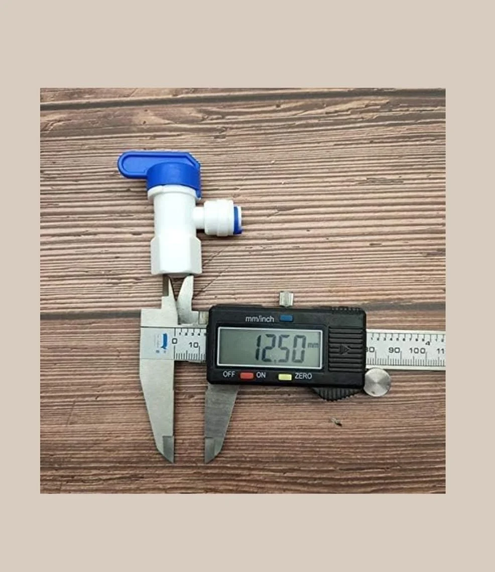 قطعات و لوازم جانبی سیستم تصفیه آب اسمز معکوس زیر سینکی Rain pure water Solutions (شیر مخزن RO 1/4")