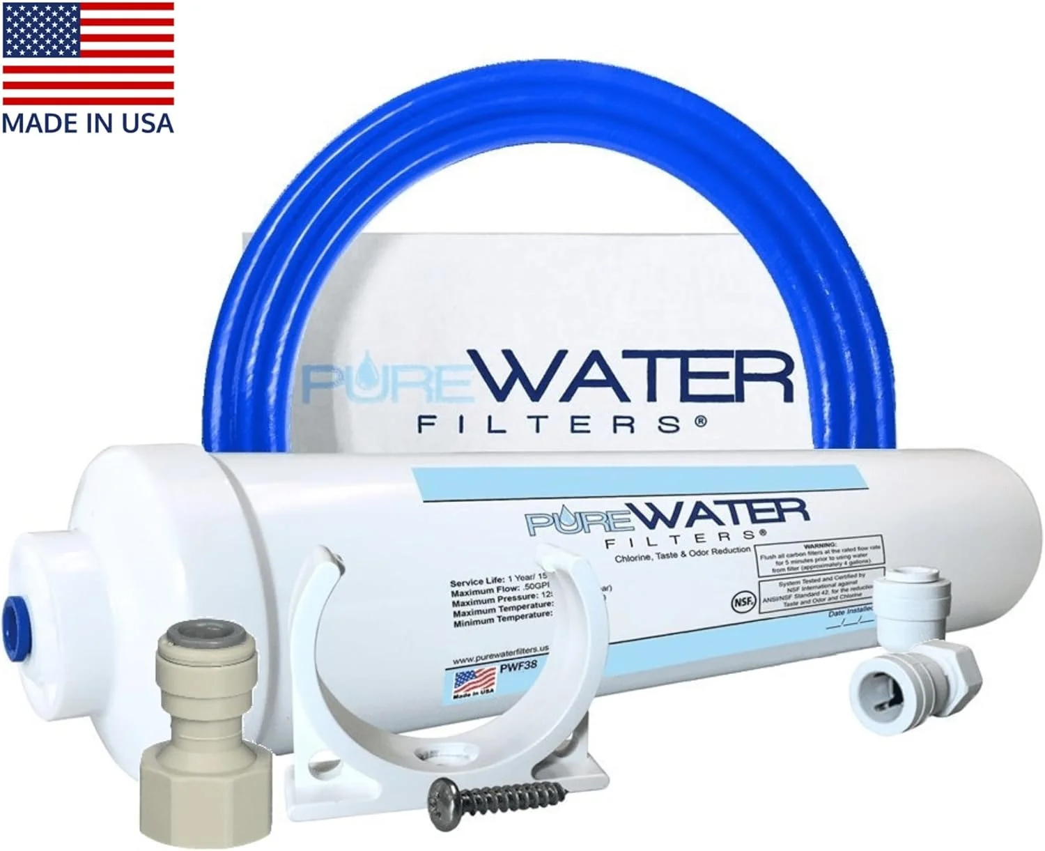 کیت نصب فیلتر آب زیر سینک PureWater Filters، سیستم فیلتراسیون کامل برای شیرآلات آشپزخانه و حمام کیت نصب فیلتر آب زیر سینک PureWater Filters، سیستم فیلتراسیون کامل برای شیرآلات آشپزخانه و حمام