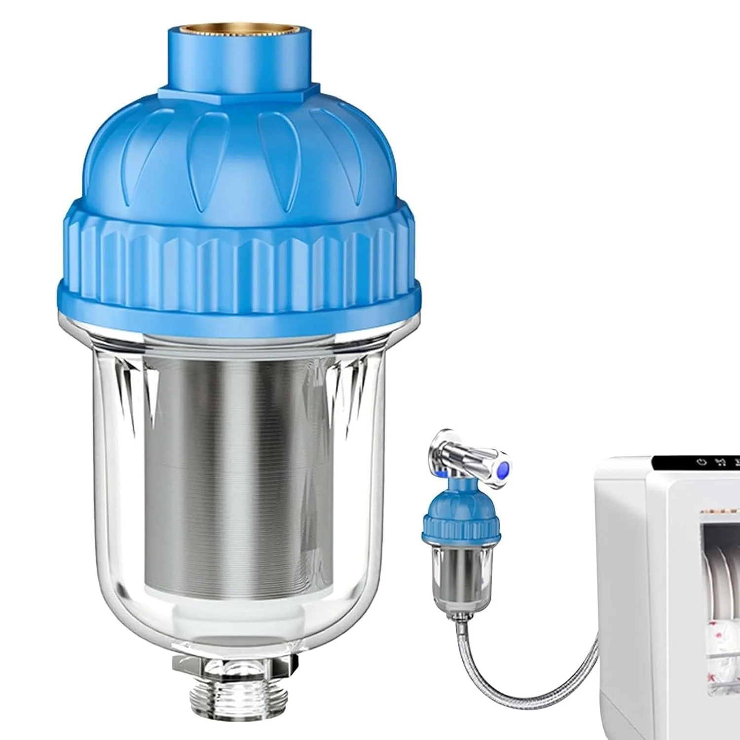 فیلتر رسوب گیر آب MuSylonz Spin Down - سیستم پیش تصفیه آب خانگی با توری استیل 316، فیلتر آب برای حذف رسوبات و داشتن آب تمیز، تمیز کردن آسان و بادوام فیلتر رسوب گیر آب MuSylonz Spin Down - سیستم پیش تصفیه آب خانگی با توری استیل 316، فیلتر آب برای حذف رسوبات و داشتن آب تمیز، تمیز کردن آسان و بادوام