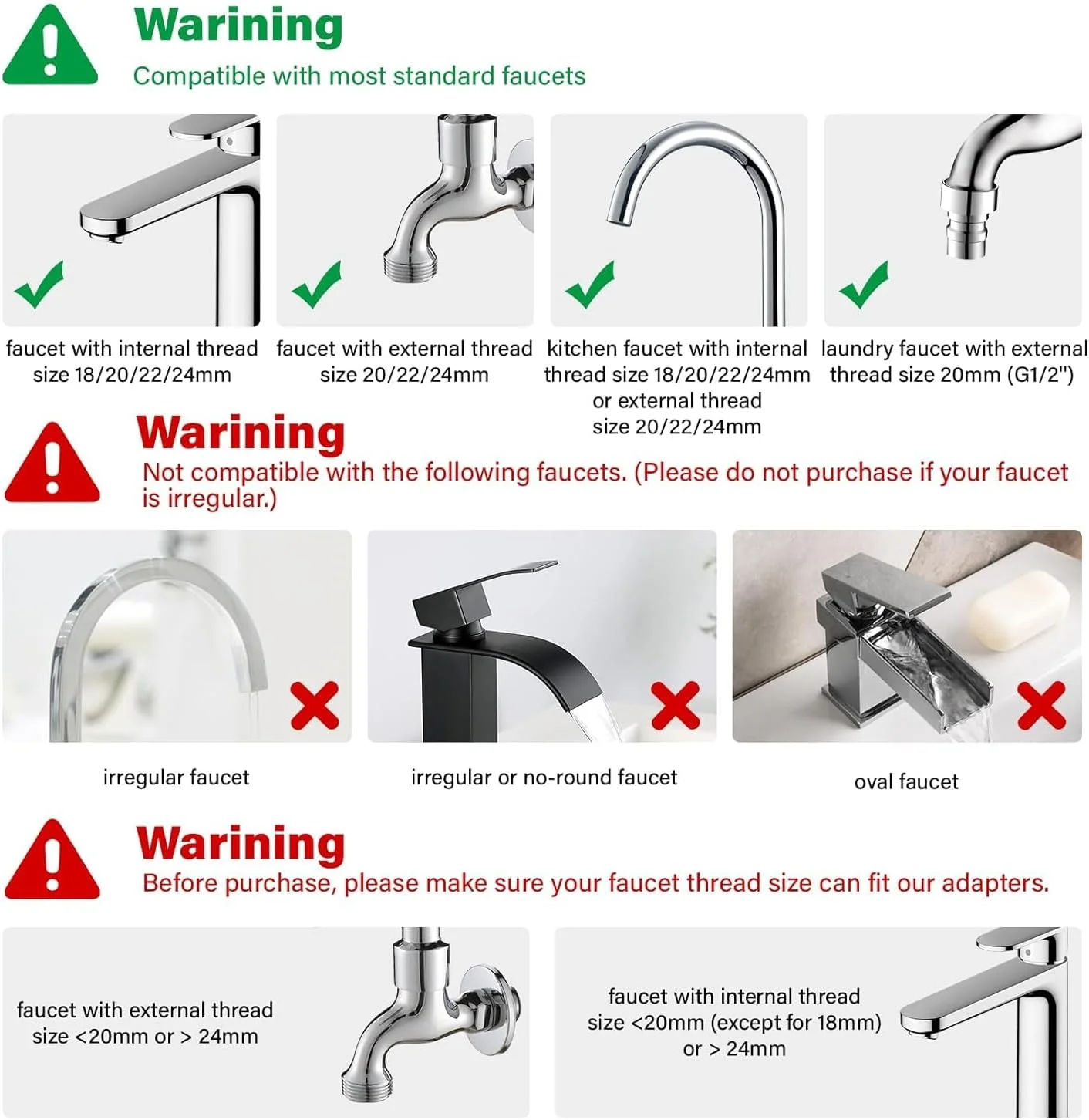 فیلتر آب شیر آب Loiisgy، بازوی چرخان 1080 درجه، کاهش 99% کلر، دارای 2 حالت اسپری، نرم کننده آب برای شستشوی صورت در حمام، مناسب پوست های حساس (شامل 3 عدد فیلتر جایگزین) فیلتر آب شیر آب Loiisgy، بازوی چرخان 1080 درجه، کاهش 99% کلر، دارای 2 حالت اسپری، نرم کننده آب برای شستشوی صورت در حمام، مناسب پوست های حساس (شامل 3 عدد فیلتر جایگزین)