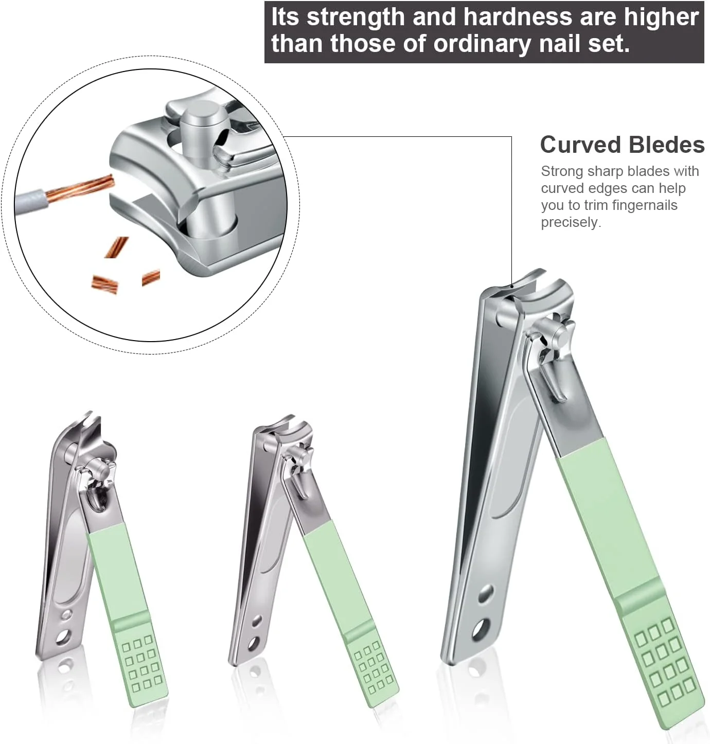 ست مانیکور 10 تکه Keiby Citom، کیت حرفه ای ناخن گیر، ابزار مراقبت از پدیکور - ابزار نظافت استیل ضد زنگ برای مسافرت (سبز) ست مانیکور 10 تکه Keiby Citom، کیت حرفه ای ناخن گیر، ابزار مراقبت از پدیکور - ابزار نظافت استیل ضد زنگ برای مسافرت (سبز)