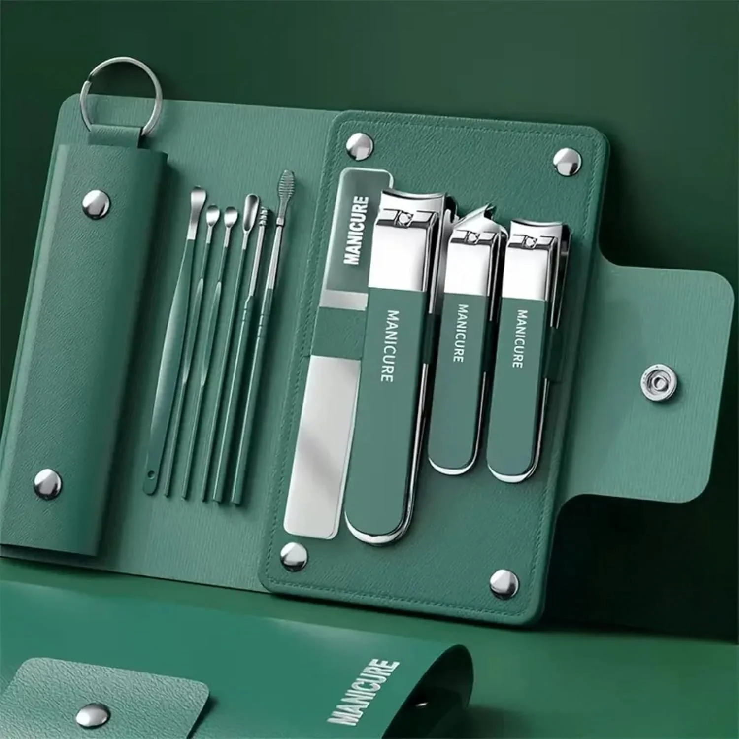 ست مانیکور و پدیکور لوکس 11 تکه Simbaa Mall™، ست قیچی ناخن، ابزار پیرایش ناخن، ناخن گیر نوزاد، ناخن گیر گربه، محصولات مانیکور و پدیکور، ست هدیه برای زیبایی بانوان ست مانیکور و پدیکور لوکس 11 تکه Simbaa Mall™، ست قیچی ناخن، ابزار پیرایش ناخن، ناخن گیر نوزاد، ناخن گیر گربه، محصولات مانیکور و پدیکور، ست هدیه برای زیبایی بانوان