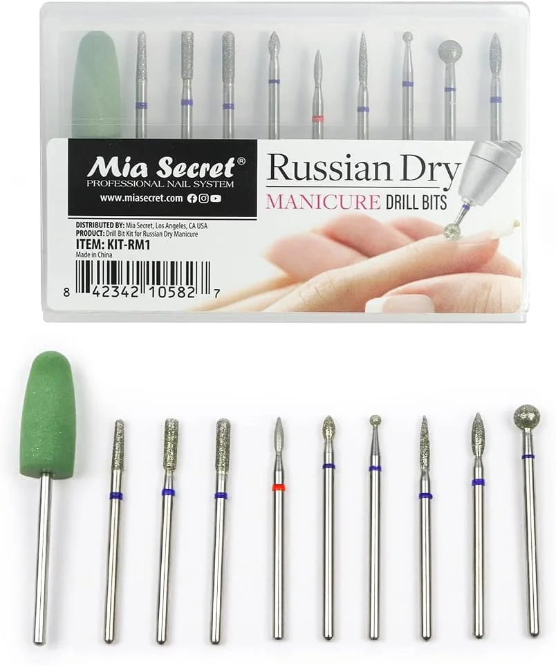 ست سر سوهان مانیکور روسی خشک حرفه ای Mia Secret، 1.0 عدد، KIT-RM1 ست سر سوهان مانیکور روسی خشک حرفه ای Mia Secret، 1.0 عدد، KIT-RM1