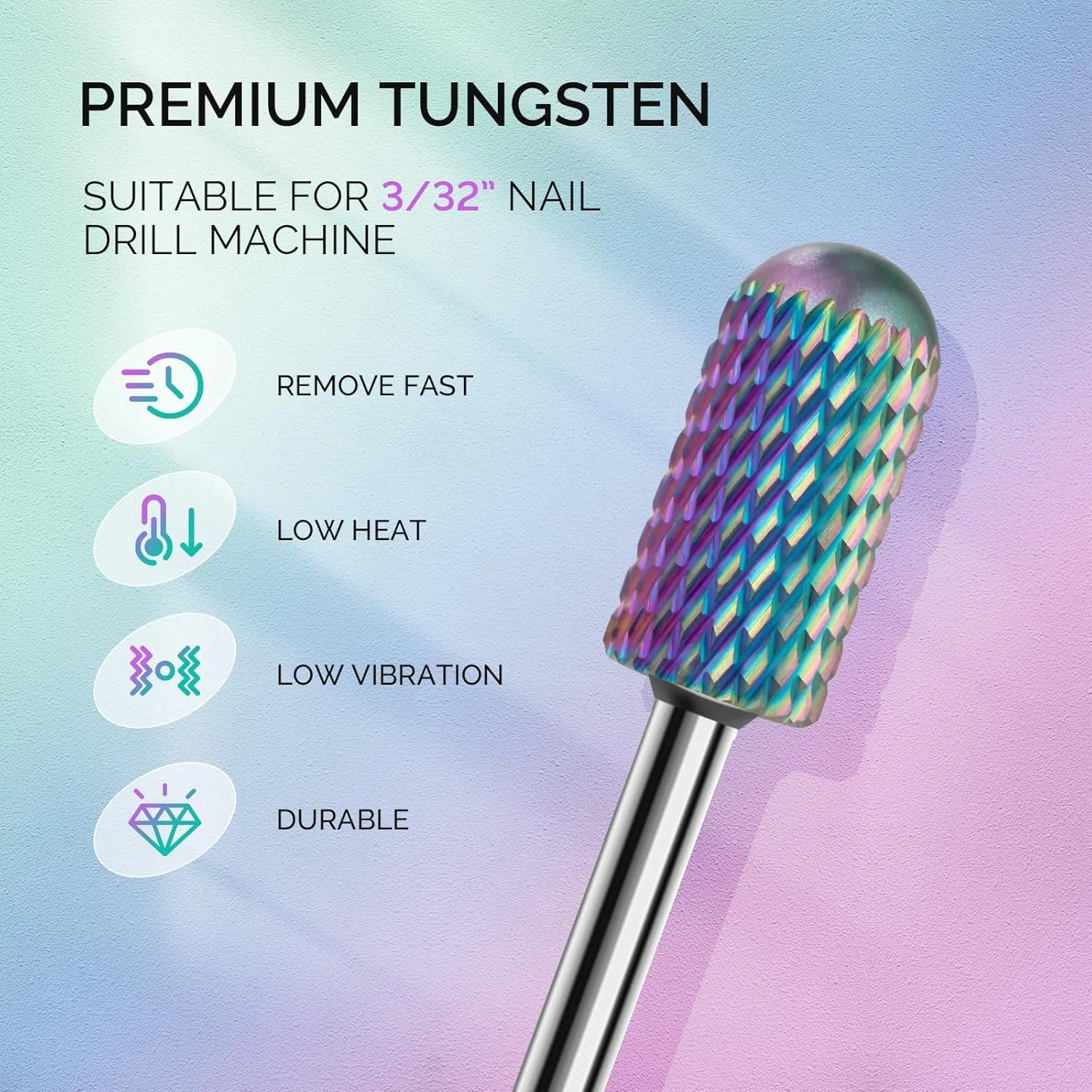 ست سر سوهان ناخن MelodySusie، 7 عددی حرفه ای تنگستن کاربید سرامیکی سوهان ناخن اکریلیک برای مانیکور پدیکور کوتیکول پولیش ناخن ژل ست سر سوهان ناخن MelodySusie، 7 عددی حرفه ای تنگستن کاربید سرامیکی سوهان ناخن اکریلیک برای مانیکور پدیکور کوتیکول پولیش ناخن ژل