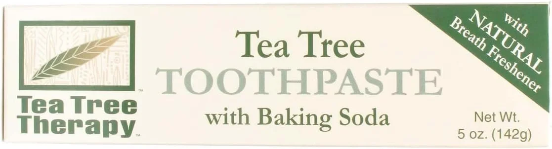 خمیر دندان درخت چای درمانی با جوش شیرین (بسته 5 عددی)