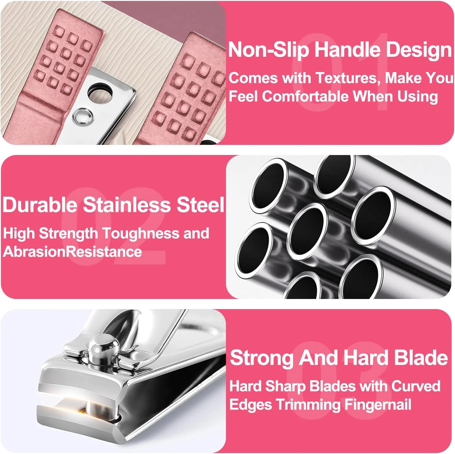 ست مانیکور حرفه ای 7 در 1 | ناخن گیر و قیچی استیل ضد زنگ و کیت پدیکور | کیت نظافت مانیکور قابل حمل و مناسب مسافرت | هدیه برای خانم ها ست مانیکور حرفه ای 7 در 1 | ناخن گیر و قیچی استیل ضد زنگ و کیت پدیکور | کیت نظافت مانیکور قابل حمل و مناسب مسافرت | هدیه برای خانم ها