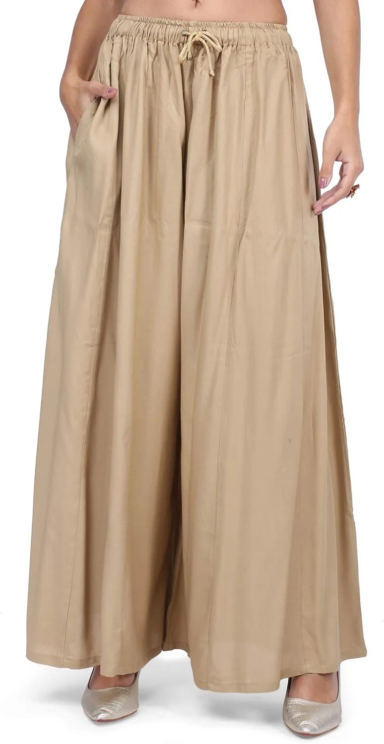 شلوار پالازو زنانه 3Wish Rayon، مدل کلوش و گشاد (از Ayesha Creations)