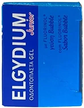 ژل خمیر دندان کودک الگیدیوم جونیور با طعم آدامس بادکنکی 50 میلی لیتر