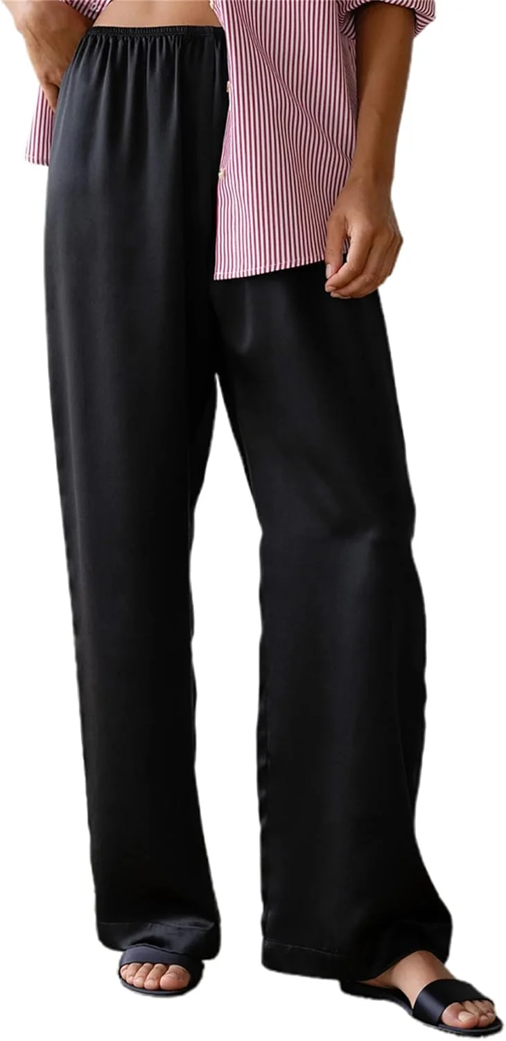 شلوار زنانه آکراونی، مدل ساتن، پاچه گشاد، مناسب مهمانی، ابریشمی، بلند و لَخت، کمر کشی، بند دار، راسته شلوار زنانه آکراونی، مدل ساتن، پاچه گشاد، مناسب مهمانی، ابریشمی، بلند و لَخت، کمر کشی، بند دار، راسته