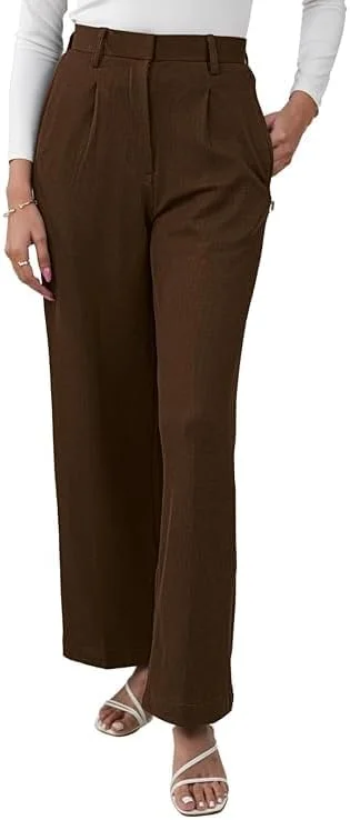 شلوار زنانه کمر بلند اکسسورایز کینگدام | شلوار مینی وافل | شلوار کره ای | شلوار کمر بلند | (امارات/عربستان سعودی، آلفا، S، معمولی، معمولی، قهوه ای تیره) شلوار زنانه کمر بلند اکسسورایز کینگدام | شلوار مینی وافل | شلوار کره ای | شلوار کمر بلند | (امارات/عربستان سعودی، آلفا، S، معمولی، معمولی، قهوه ای تیره)